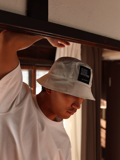 【Limited Package Edition】the hat by The Helthinians/ Bucket Hat White