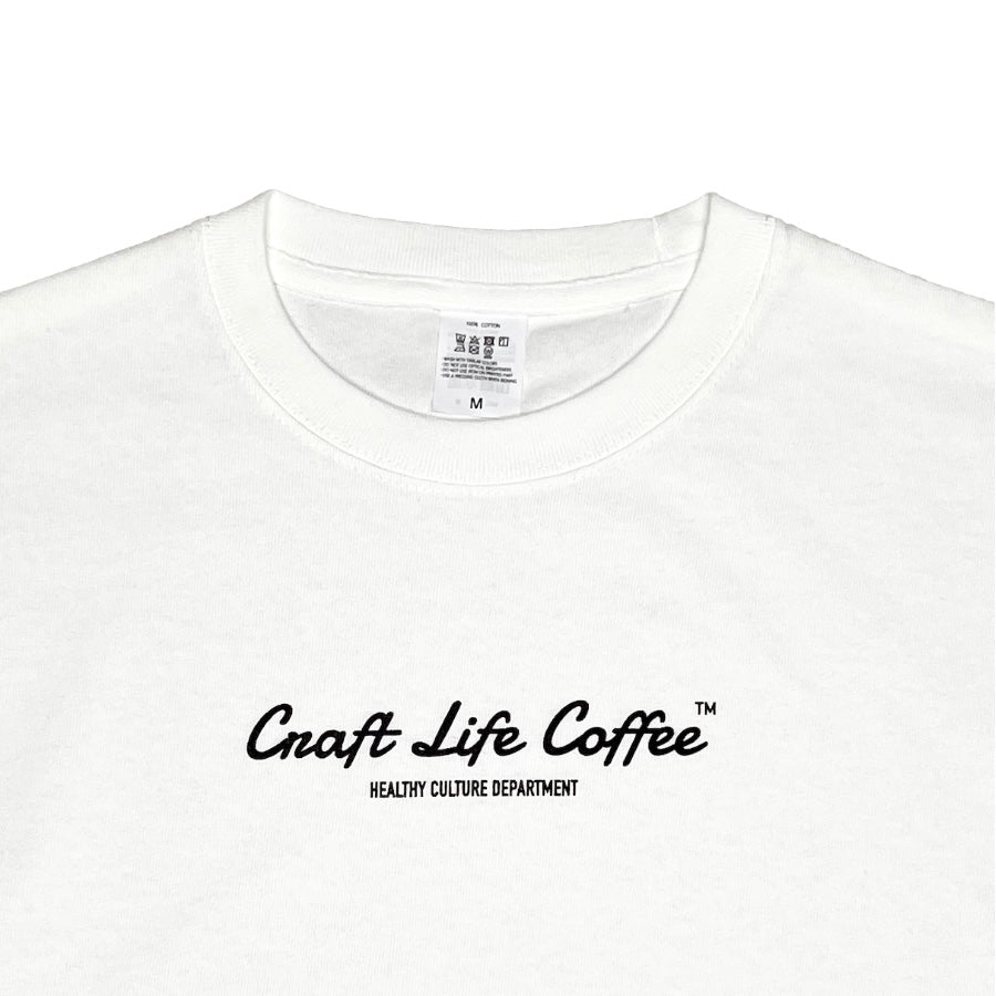 Craft Life Coffee SHOP T-SHIRTS  /  White